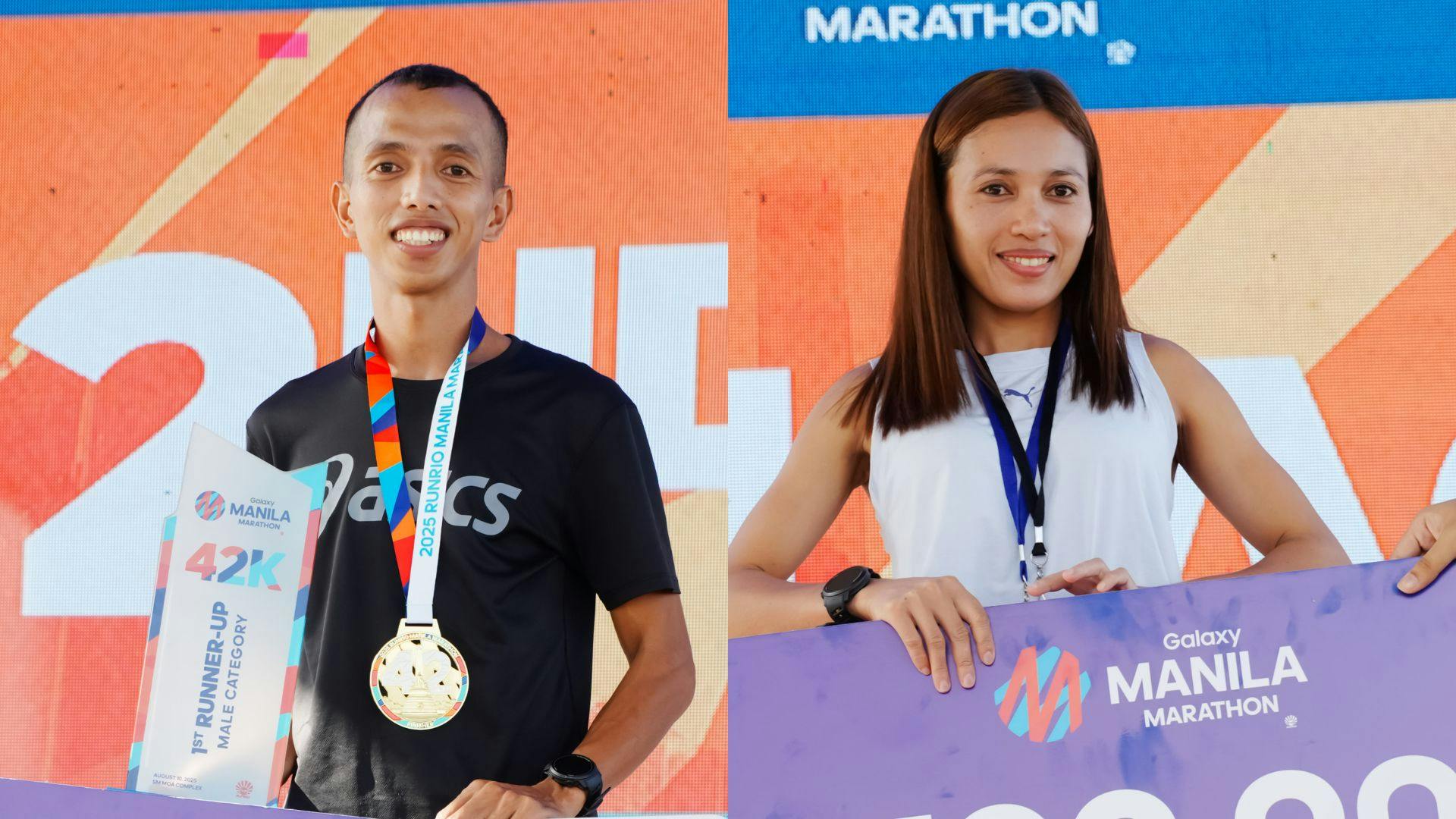 Philippine runners Richard Salaño, Christine Hallasgo finish in top 40 of Sydney Marathon